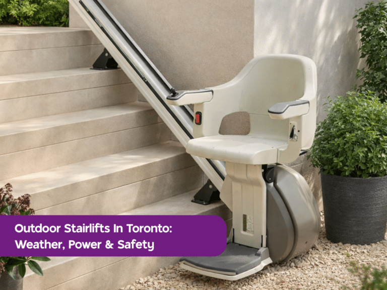 Outdoor Stairlifts In Toronto: Weather, Power & Safety